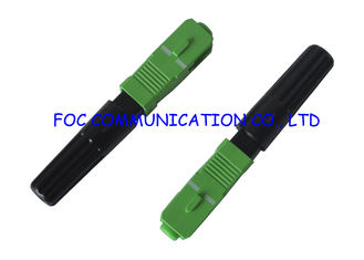 SC / APC FTTH Fiber Optic Connector , Effective Optical Fibre Connectors User Friendly
